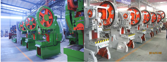 山東沖床廠沖壓機床按噸位分為：10噸，16噸，25噸，40噸，63噸，80噸，100噸，125噸，160噸，200噸，250噸，315噸等（可根據客戶要求定做生產）。